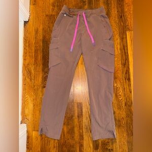 Figs Women's Smokey Taupe Soeng -Double Utility Skinny
Scrub Pants - XS